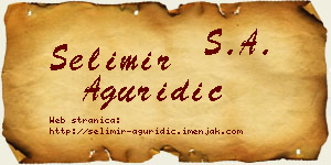 Selimir Aguridić vizit kartica
